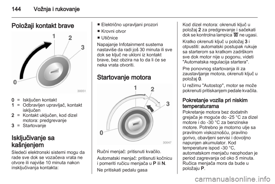 OPEL INSIGNIA 2013  Uputstvo za upotrebu (in Serbian) 