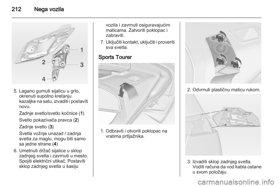 OPEL INSIGNIA 2013  Uputstvo za upotrebu (in Serbian) 