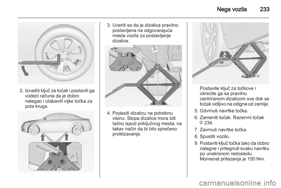 OPEL INSIGNIA 2013  Uputstvo za upotrebu (in Serbian) 
