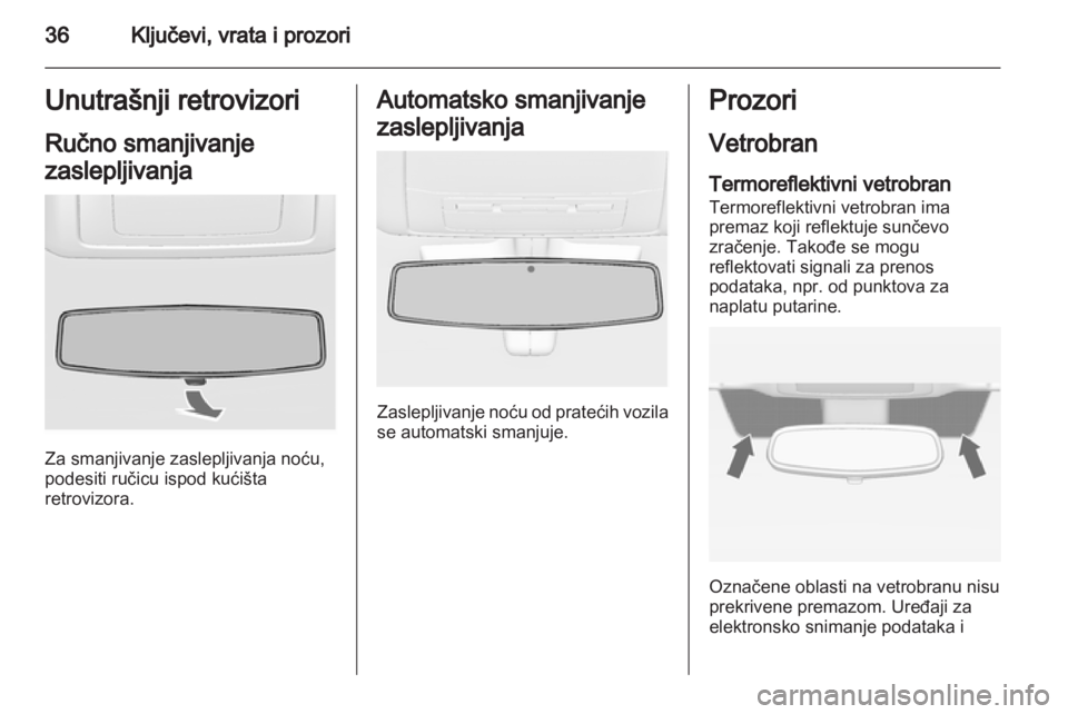 OPEL INSIGNIA 2013  Uputstvo za upotrebu (in Serbian) 