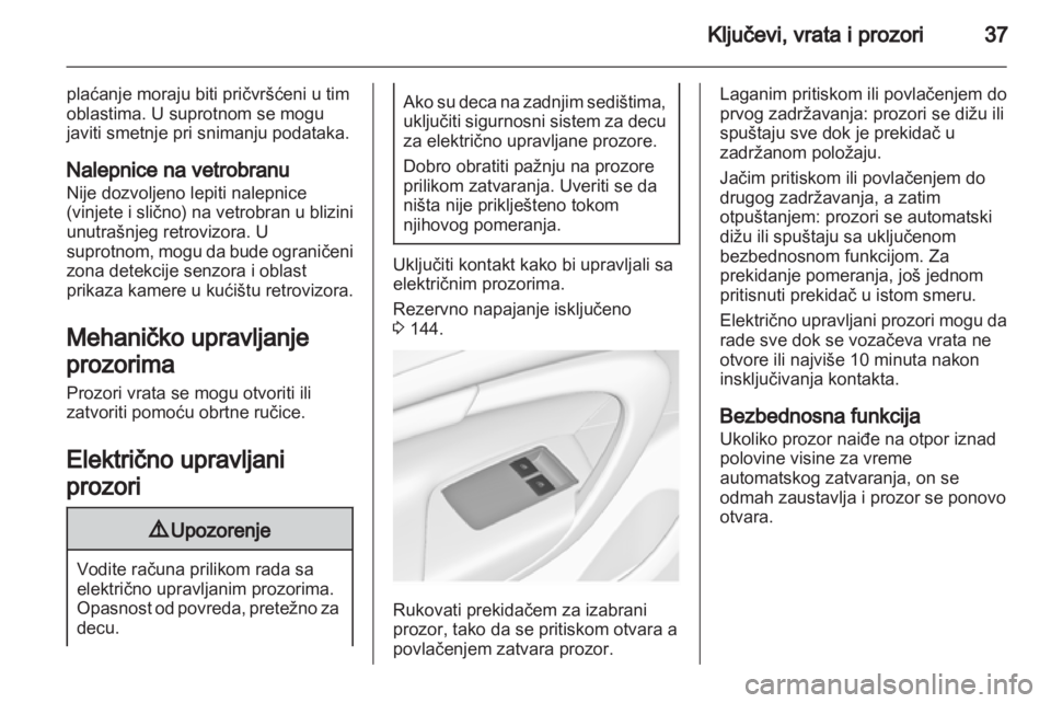 OPEL INSIGNIA 2013  Uputstvo za upotrebu (in Serbian) 