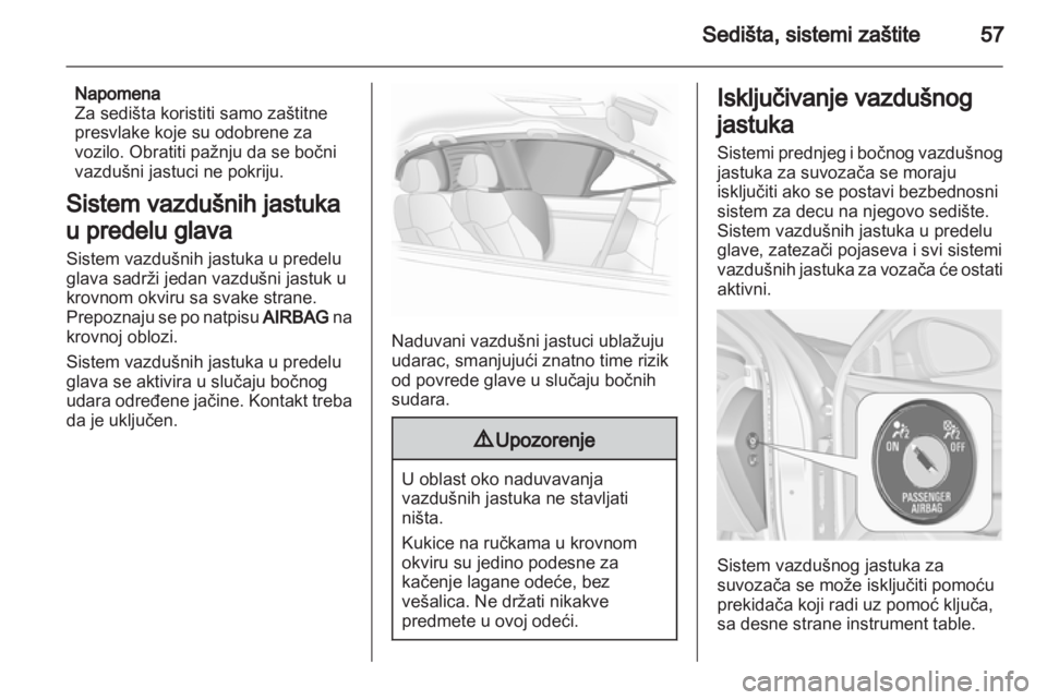 OPEL INSIGNIA 2013  Uputstvo za upotrebu (in Serbian) 