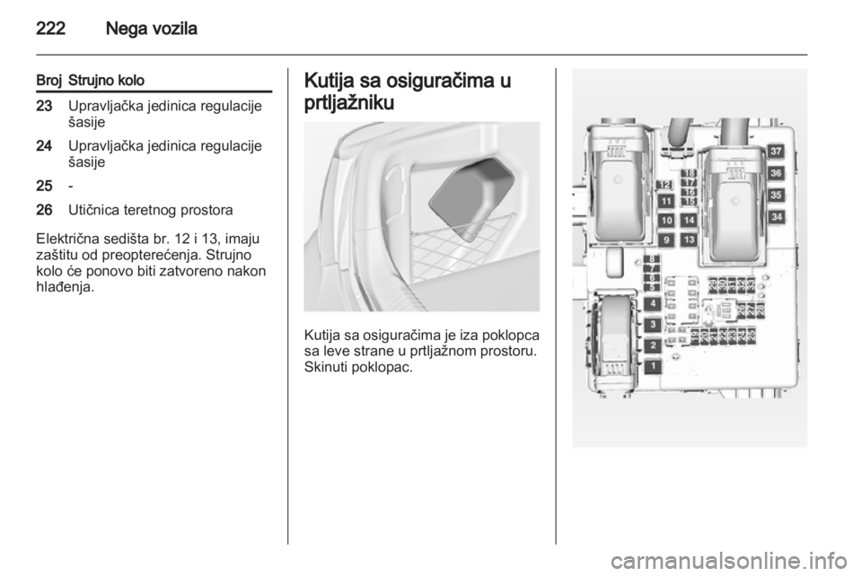 OPEL INSIGNIA 2013.5  Uputstvo za upotrebu (in Serbian) 