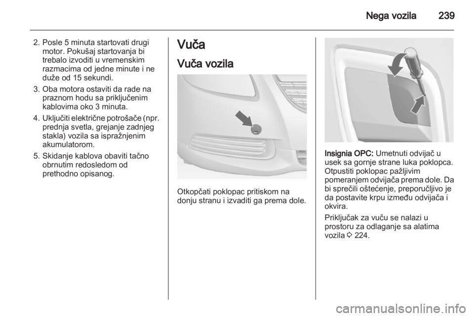 OPEL INSIGNIA 2013.5  Uputstvo za upotrebu (in Serbian) 
