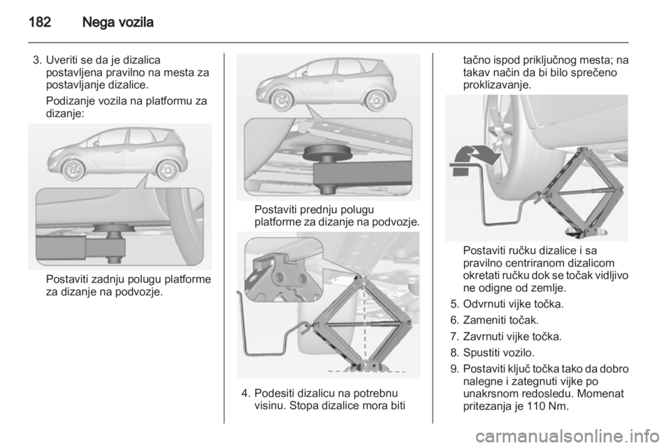 OPEL MERIVA 2011.5  Uputstvo za upotrebu (in Serbian) 