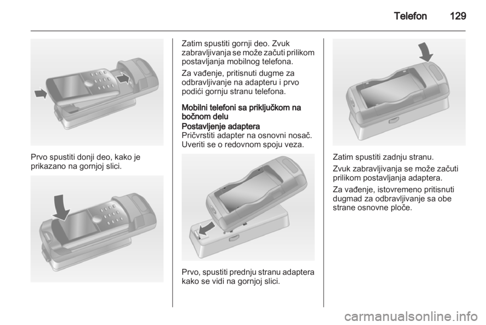 OPEL MERIVA 2012.5 Uputstvo za rukovanje Infotainment sistemom (in Serbian) OPEL MERIVA 2012.5 Uputstvo za rukovanje Infotainment sistemom (in Serbian)