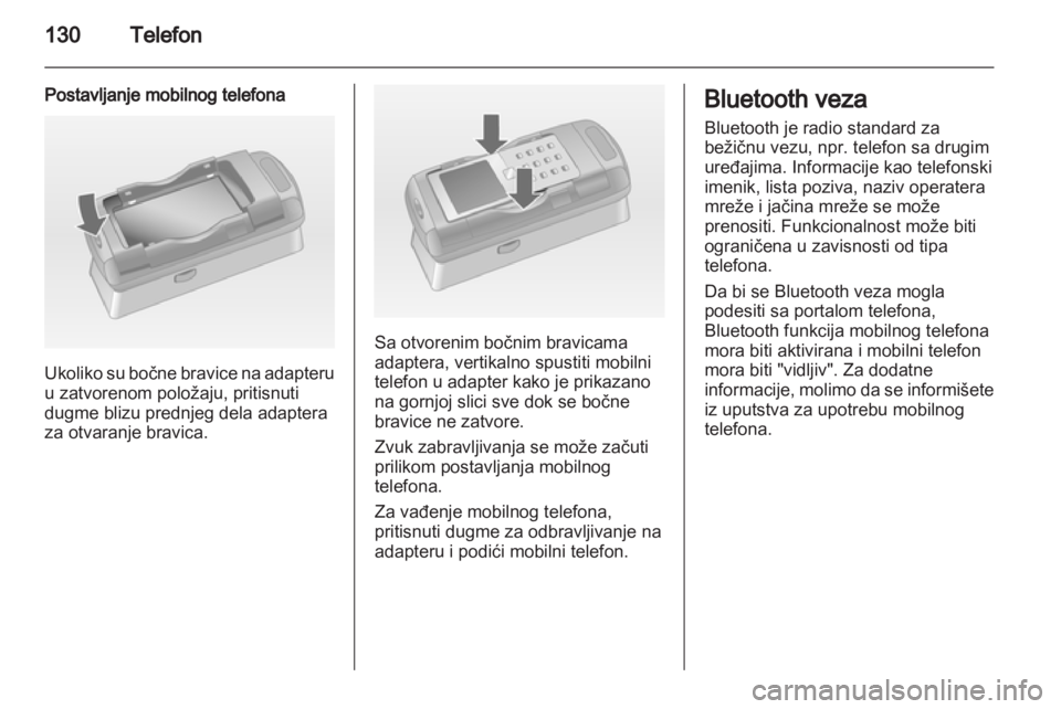 OPEL MERIVA 2012.5 Uputstvo za rukovanje Infotainment sistemom (in Serbian) OPEL MERIVA 2012.5 Uputstvo za rukovanje Infotainment sistemom (in Serbian)