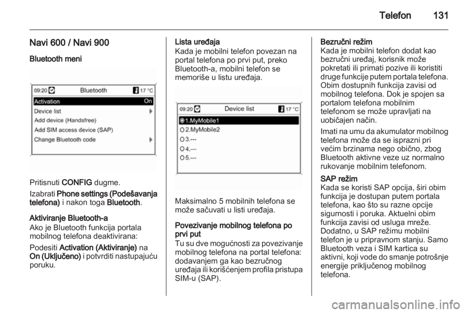 OPEL MERIVA 2012.5 Uputstvo za rukovanje Infotainment sistemom (in Serbian) OPEL MERIVA 2012.5 Uputstvo za rukovanje Infotainment sistemom (in Serbian)