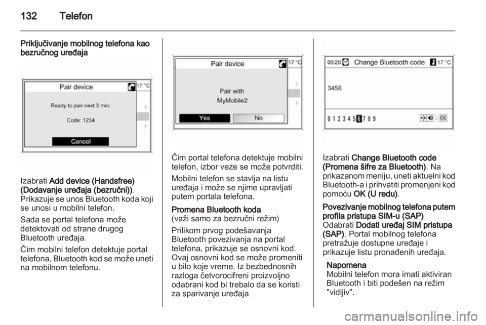 OPEL MERIVA 2012.5 Uputstvo za rukovanje Infotainment sistemom (in Serbian) OPEL MERIVA 2012.5 Uputstvo za rukovanje Infotainment sistemom (in Serbian)