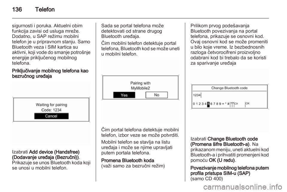 OPEL MERIVA 2012.5 Uputstvo za rukovanje Infotainment sistemom (in Serbian) OPEL MERIVA 2012.5 Uputstvo za rukovanje Infotainment sistemom (in Serbian)