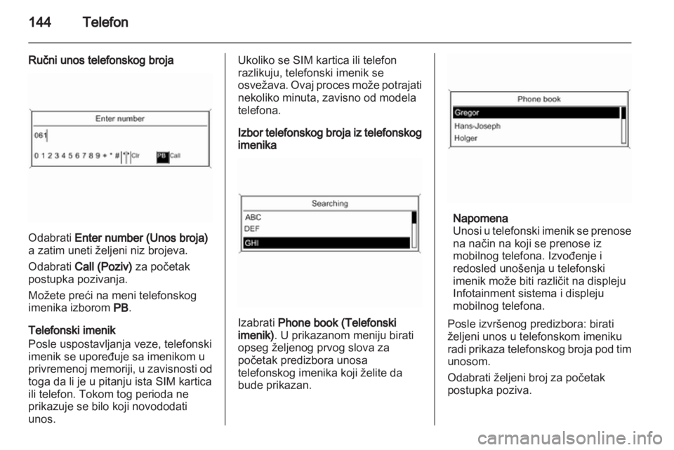 OPEL MERIVA 2012.5 Uputstvo za rukovanje Infotainment sistemom (in Serbian) OPEL MERIVA 2012.5 Uputstvo za rukovanje Infotainment sistemom (in Serbian)