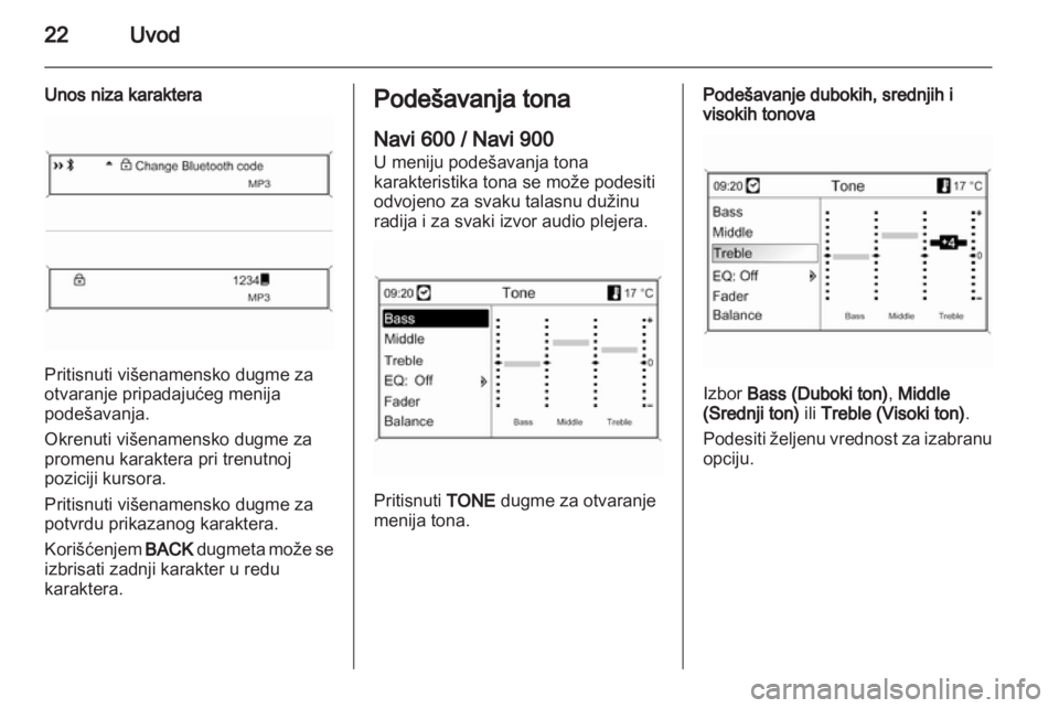 OPEL MERIVA 2012.5  Uputstvo za rukovanje Infotainment sistemom (in Serbian) 