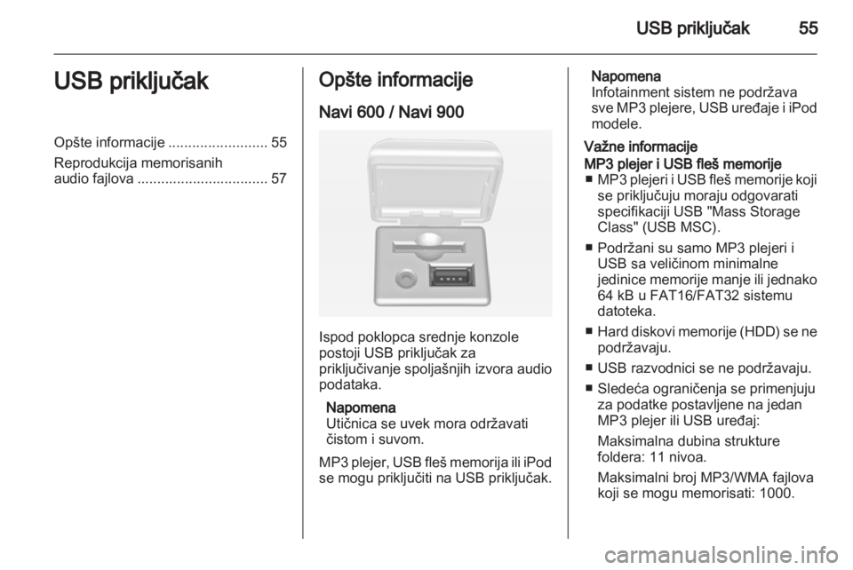 OPEL MERIVA 2012.5 Uputstvo za rukovanje Infotainment sistemom (in Serbian) OPEL MERIVA 2012.5 Uputstvo za rukovanje Infotainment sistemom (in Serbian)