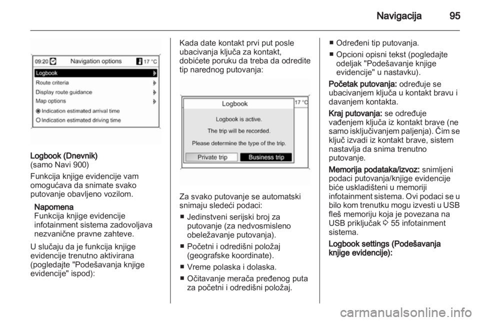 OPEL MERIVA 2012.5 Uputstvo za rukovanje Infotainment sistemom (in Serbian) OPEL MERIVA 2012.5 Uputstvo za rukovanje Infotainment sistemom (in Serbian)