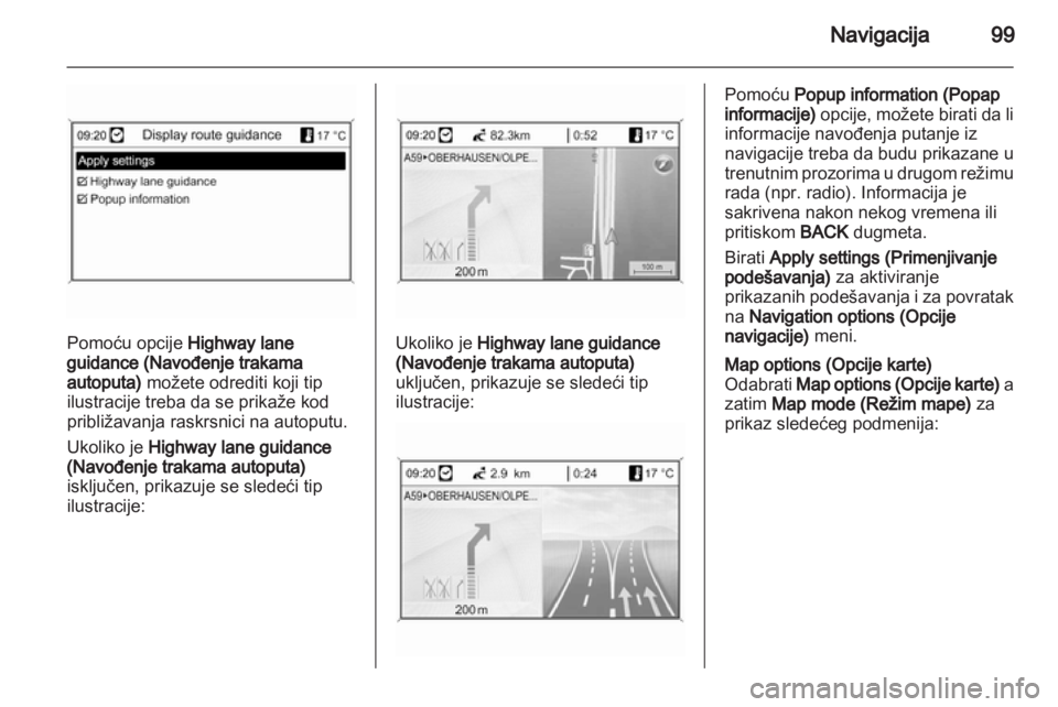 OPEL MERIVA 2012.5 Uputstvo za rukovanje Infotainment sistemom (in Serbian) OPEL MERIVA 2012.5 Uputstvo za rukovanje Infotainment sistemom (in Serbian)