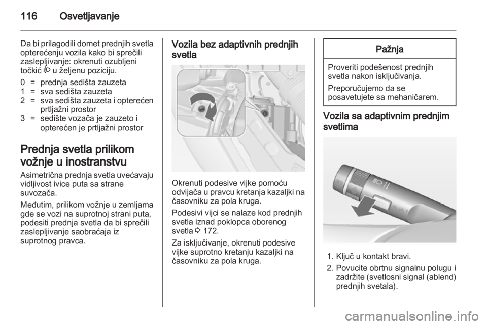 OPEL MERIVA 2013.5  Uputstvo za upotrebu (in Serbian) 