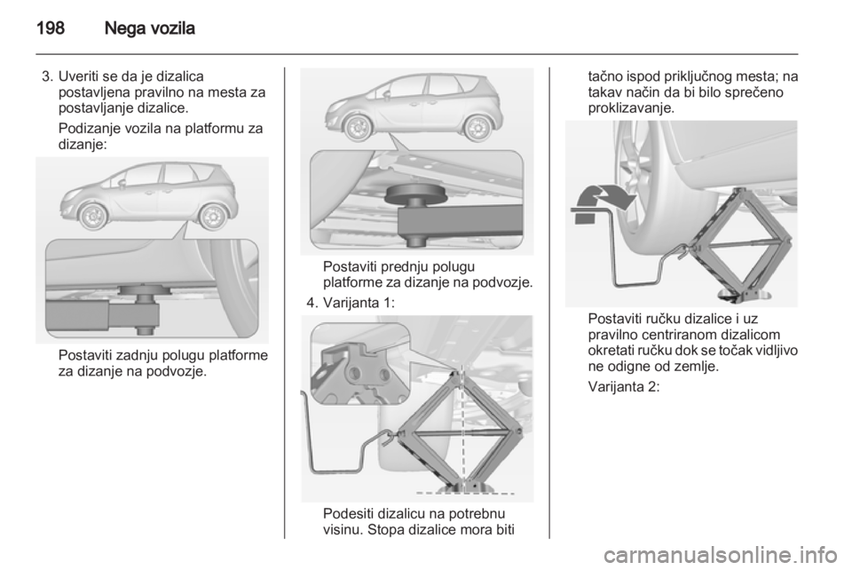 OPEL MERIVA 2013.5  Uputstvo za upotrebu (in Serbian) 