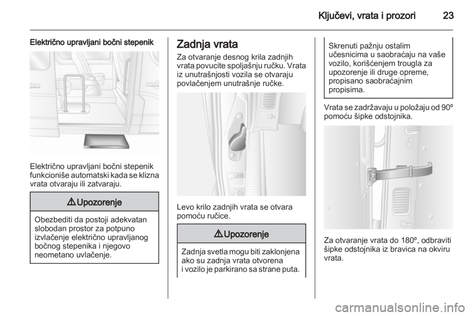 OPEL MOVANO_B 2011.5  Uputstvo za upotrebu (in Serbian) 