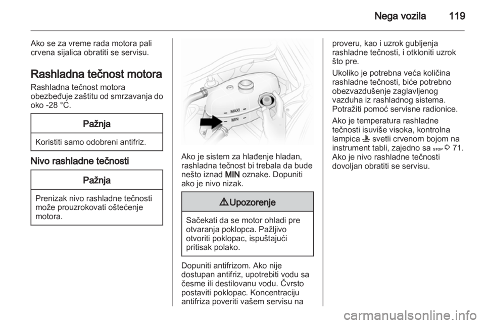 OPEL VIVARO 2013.5  Uputstvo za upotrebu (in Serbian) 