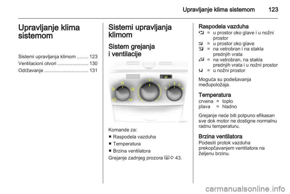 OPEL ZAFIRA 2011.5 Uputstvo za upotrebu (in Serbian) OPEL ZAFIRA 2011.5 Uputstvo za upotrebu (in Serbian)
