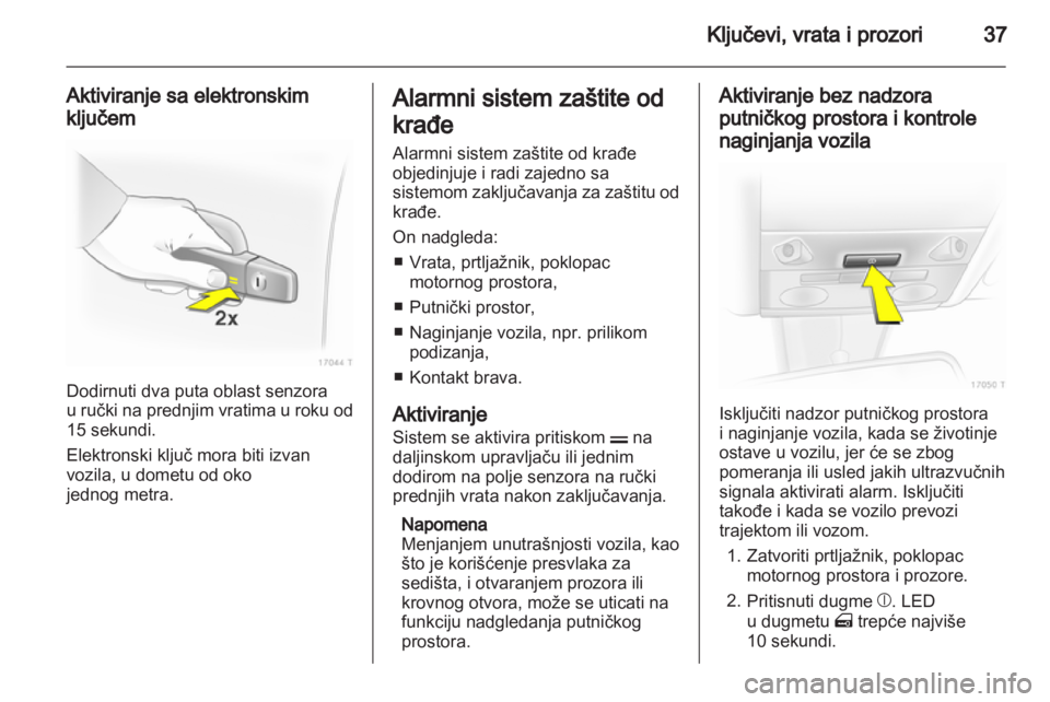 OPEL ZAFIRA 2011.5 Uputstvo za upotrebu (in Serbian) OPEL ZAFIRA 2011.5 Uputstvo za upotrebu (in Serbian)