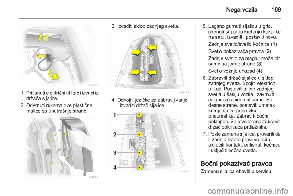 OPEL ZAFIRA 2012  Uputstvo za upotrebu (in Serbian) 