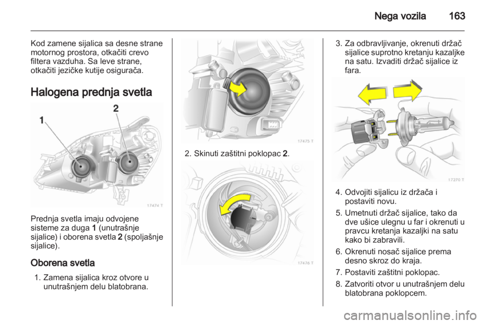 OPEL ZAFIRA 2013  Uputstvo za upotrebu (in Serbian) 