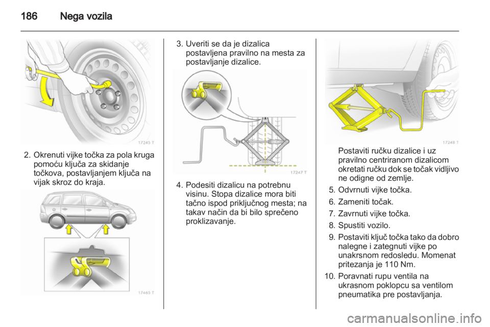 OPEL ZAFIRA 2013  Uputstvo za upotrebu (in Serbian) 