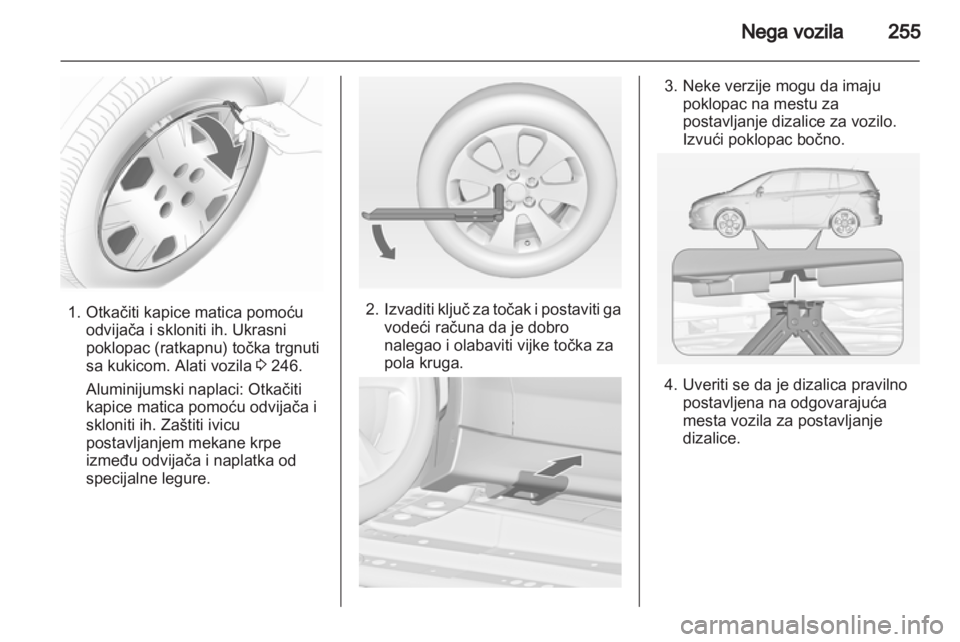 OPEL ZAFIRA TOURER 2013  Uputstvo za upotrebu (in Serbian) 