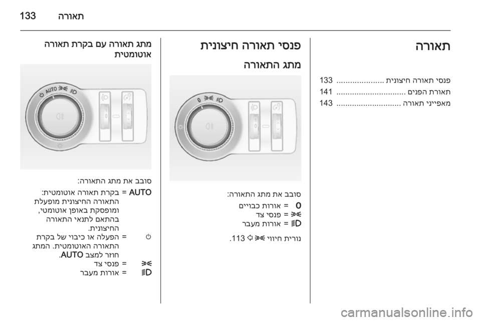 OPEL ASTRA J 2015  ספר הנהג 