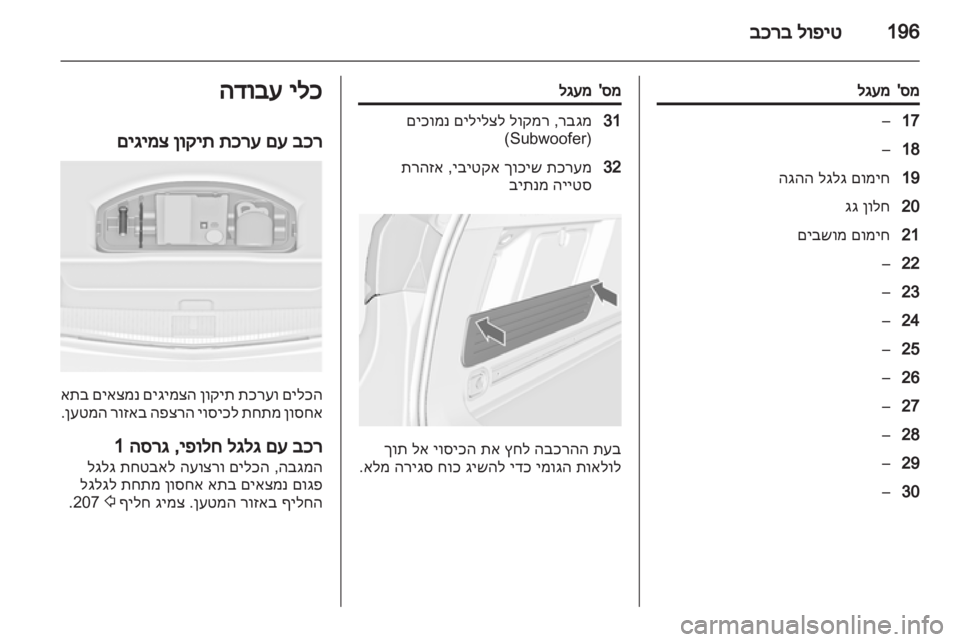 OPEL ASTRA J HB5 & ST 2012.5 ספר הנהג OPEL ASTRA J HB5 & ST 2012.5 ספר הנהג