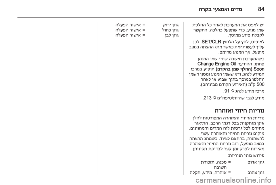 OPEL CASCADA 2015 ספר הנהג 84םידמ
יעצמאו
הרקב
שי
ספאל
תא
תכרעמה
רחאל
לכ
תפלחה
ןמש
עונמ
,
ידכ
לעפתש
הכלהכ
.
רשקתה
תלבקל
עויס
ך OPEL CASCADA 2015 ספר הנהג 84םידמ
יעצמאו
הרקב
שי
ספאל
תא
תכרעמה
רחאל
לכ
תפלחה
ןמש
עונמ
,
ידכ
לעפתש
הכלהכ
.
רשקתה
תלבקל
עויס
ך