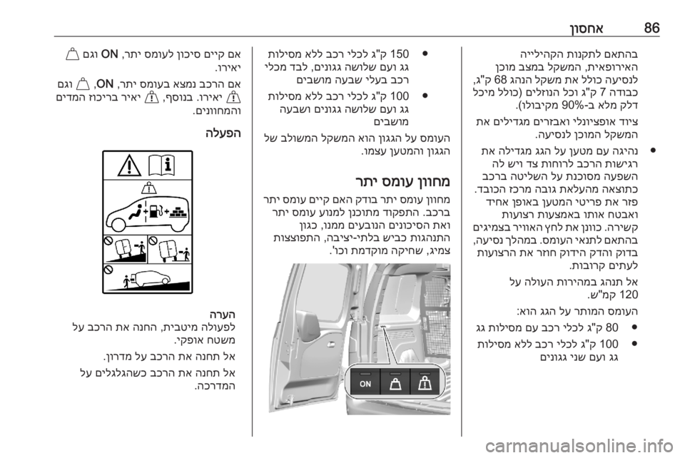 OPEL COMBO E 2020 ספר הנהג 86ןוסחאםאתהב
תונקתל
הייליהקה
תיאפוריאה
,
לקשמה
בצמב
ןכומ
העיסנל
ללוכ
תא
לקשמ
גהנה
68 ק"ג,
הדובכ
7 ק" OPEL COMBO E 2020 ספר הנהג 86ןוסחאםאתהב
תונקתל
הייליהקה
תיאפוריאה
,
לקשמה
בצמב
ןכומ
העיסנל
ללוכ
תא
לקשמ
גהנה
68 ק"ג,
הדובכ
7 ק"