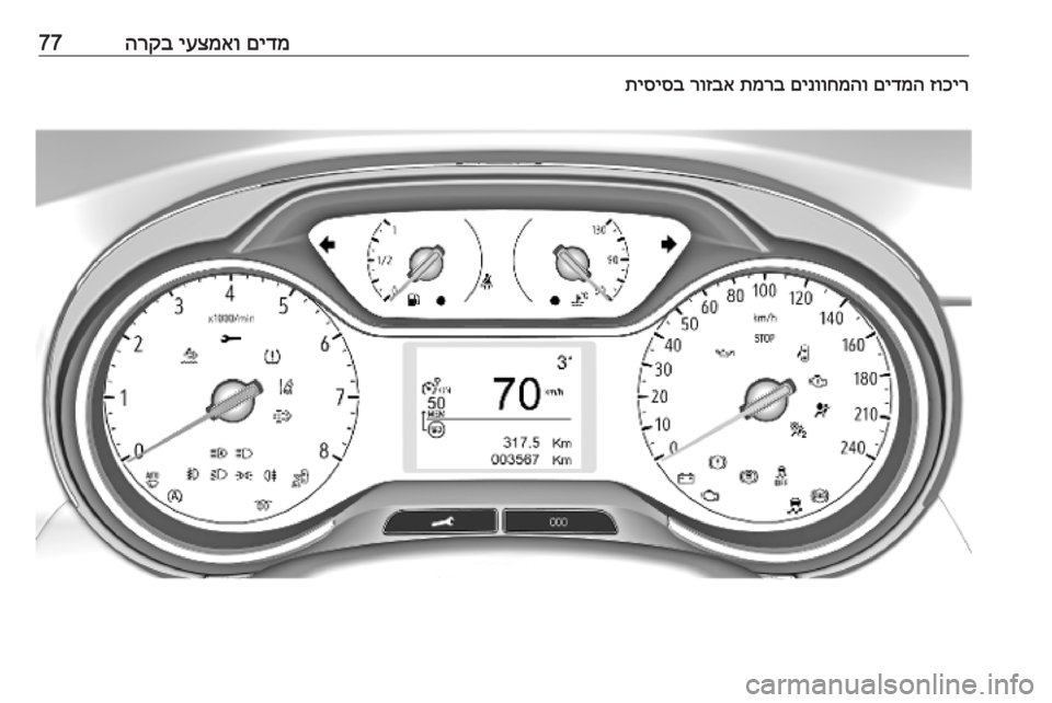 OPEL CROSSLAND X 2018.5  ספר הנהג םידמ
 
יעצמאו
 
הרקב77זוכיר
 
םידמה
 
םינווחמהו
 
תמרב
 
רוזבא
 
תיסיסב 