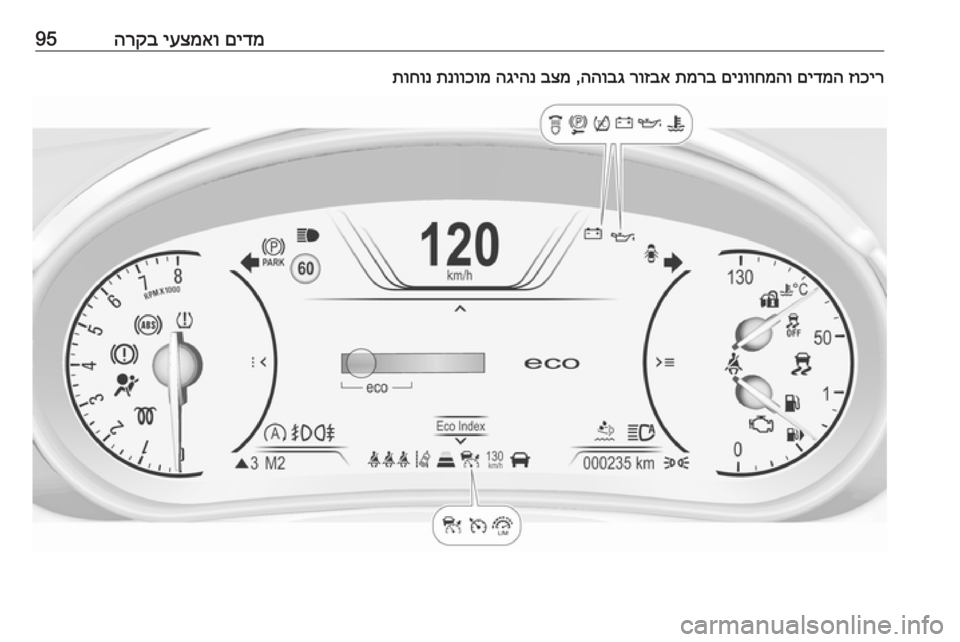 OPEL INSIGNIA 2016  ספר הנהג םידמ
 
יעצמאו
 
הרקב95זוכיר
 
םידמה
 
םינווחמהו
 
תמרב
 
רוזבא
 
ההובג
 ,
בצמ
 
הגיהנ
 
תנווכומ
 
תוחונ 