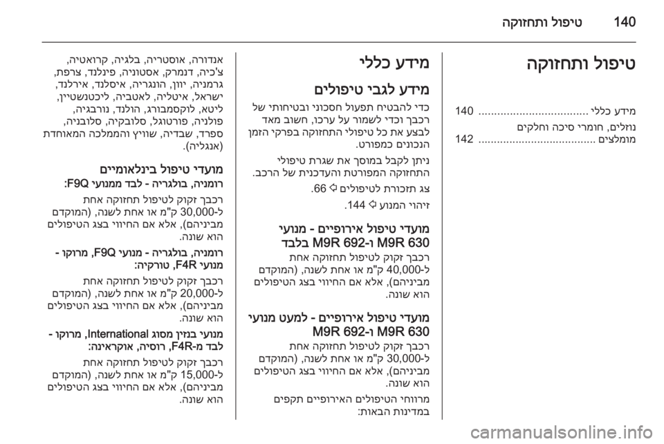 OPEL VIVARO 2014 ספר הנהג 140לופיט
הקוזחתולופיט
הקוזחתועדימ
יללכ
...................................
140
םילזונ
,
ירמוח
הכיס
םיקלחו
םיצלמומ
............... OPEL VIVARO 2014 ספר הנהג 140לופיט
הקוזחתולופיט
הקוזחתועדימ
יללכ
...................................
140
םילזונ
,
ירמוח
הכיס
םיקלחו
םיצלמומ
...............