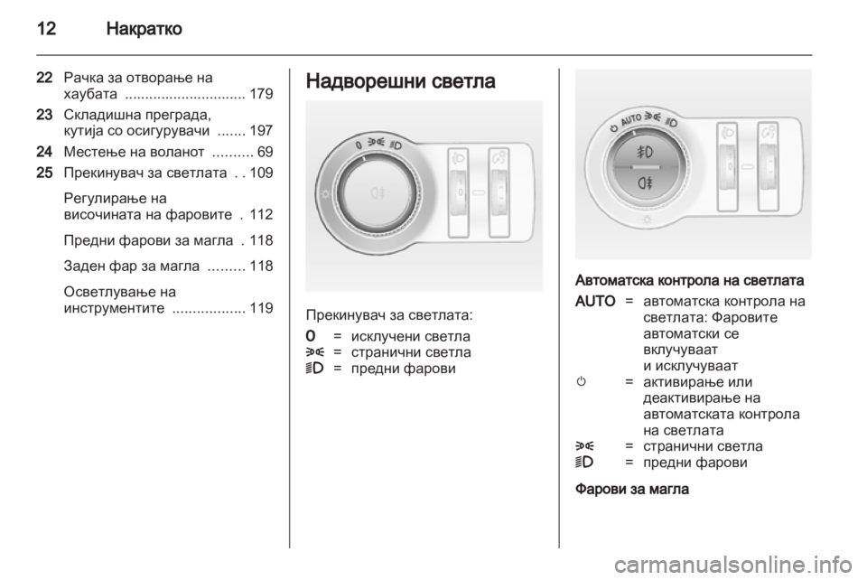 OPEL ASTRA J GTC 2012  Сопственички прирачник 