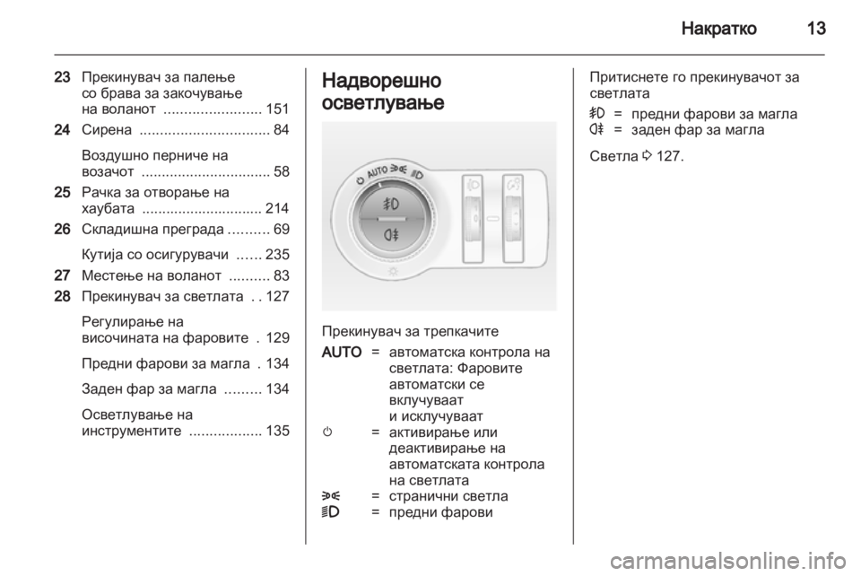 OPEL INSIGNIA 2012.5  Сопственички прирачник 