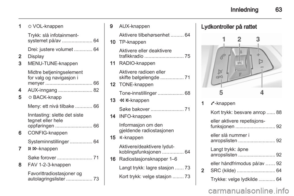 OPEL ADAM 2013  Brukerhåndbok for infotainmentsystem 