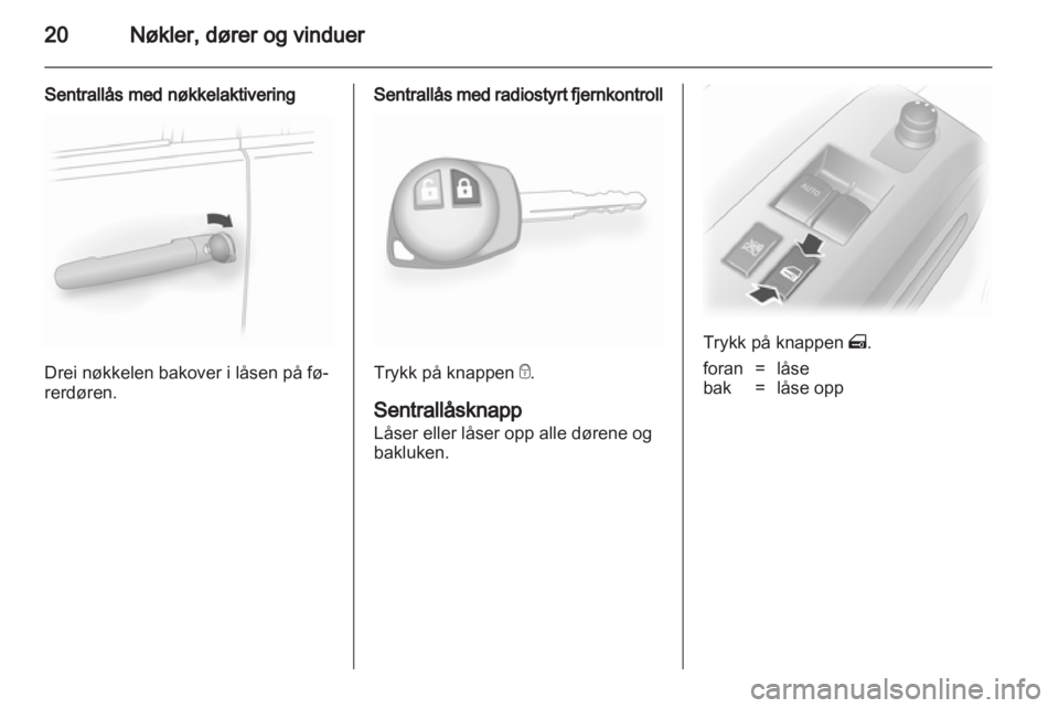 OPEL AGILA 2011  Instruksjonsbok 