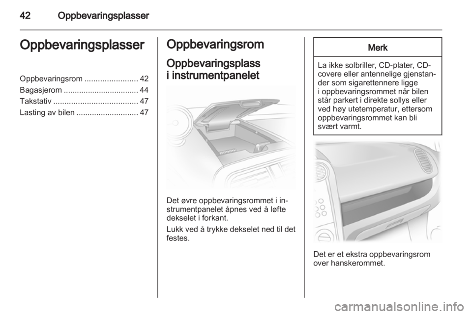 OPEL AGILA 2011  Instruksjonsbok 