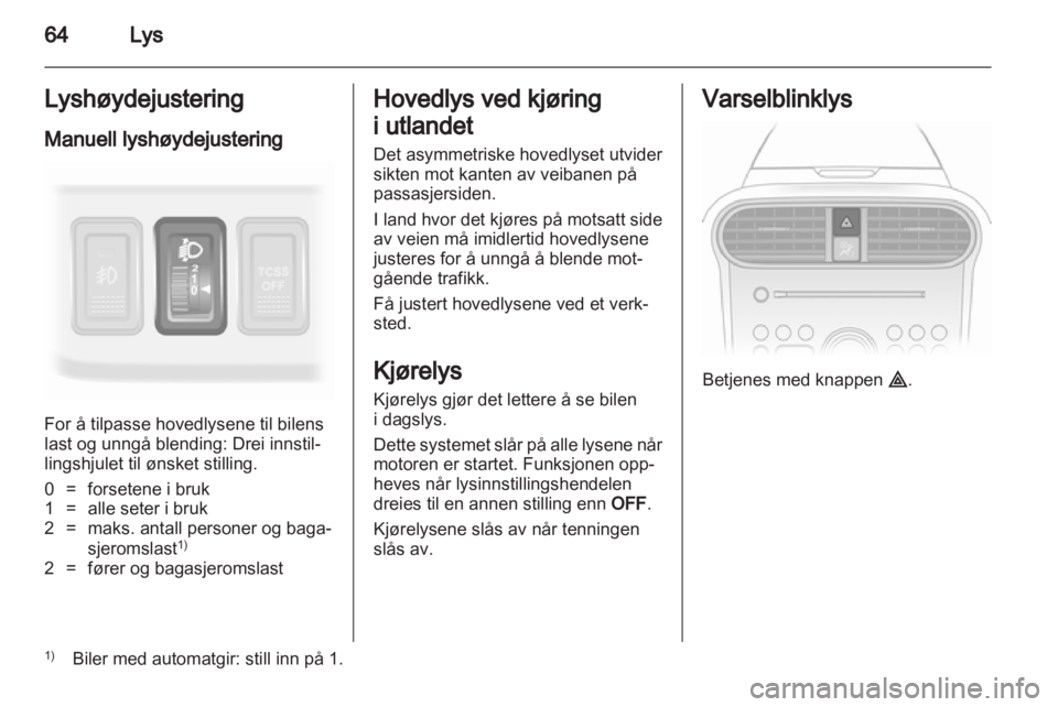 OPEL AGILA 2011  Instruksjonsbok 