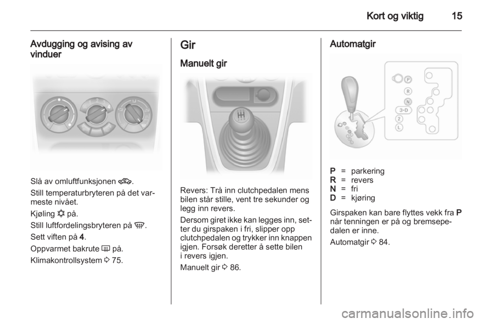 OPEL AGILA 2012  Instruksjonsbok 