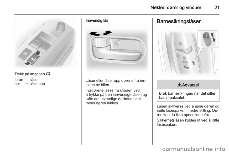 OPEL AGILA 2012  Instruksjonsbok 