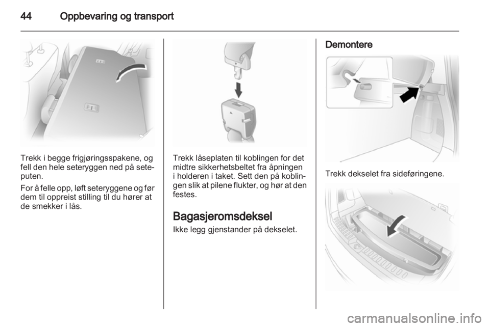 OPEL AGILA 2012  Instruksjonsbok 