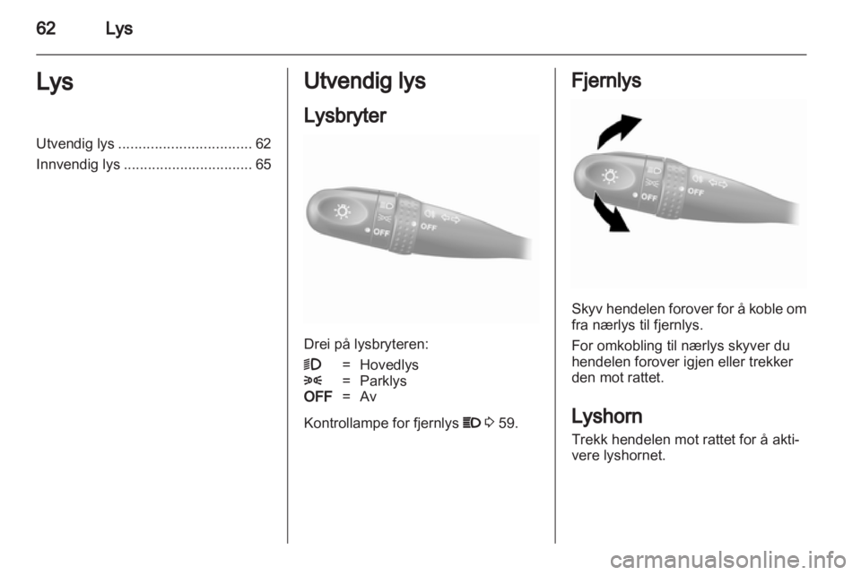 OPEL AGILA 2012  Instruksjonsbok 