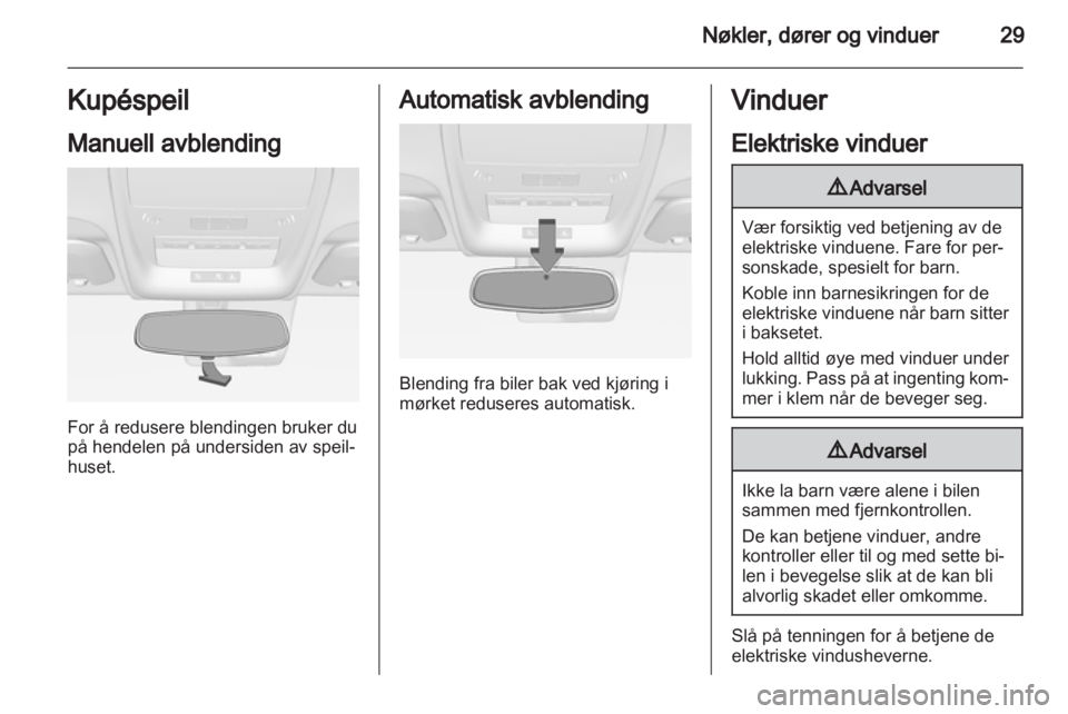 OPEL AMPERA 2012.5  Instruksjonsbok 