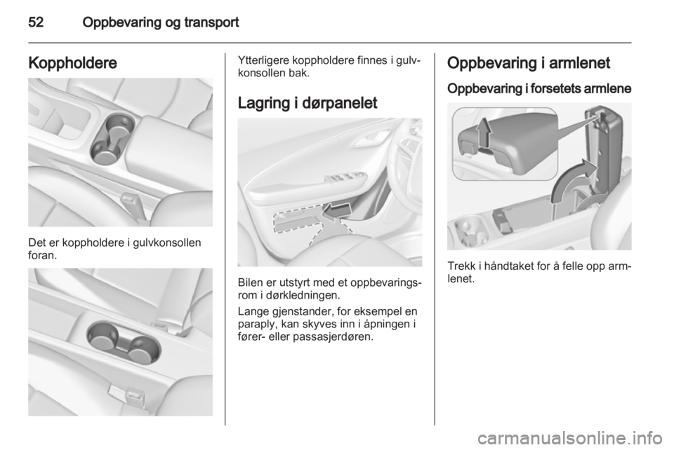 OPEL AMPERA 2013 Instruksjonsbok OPEL AMPERA 2013 Instruksjonsbok