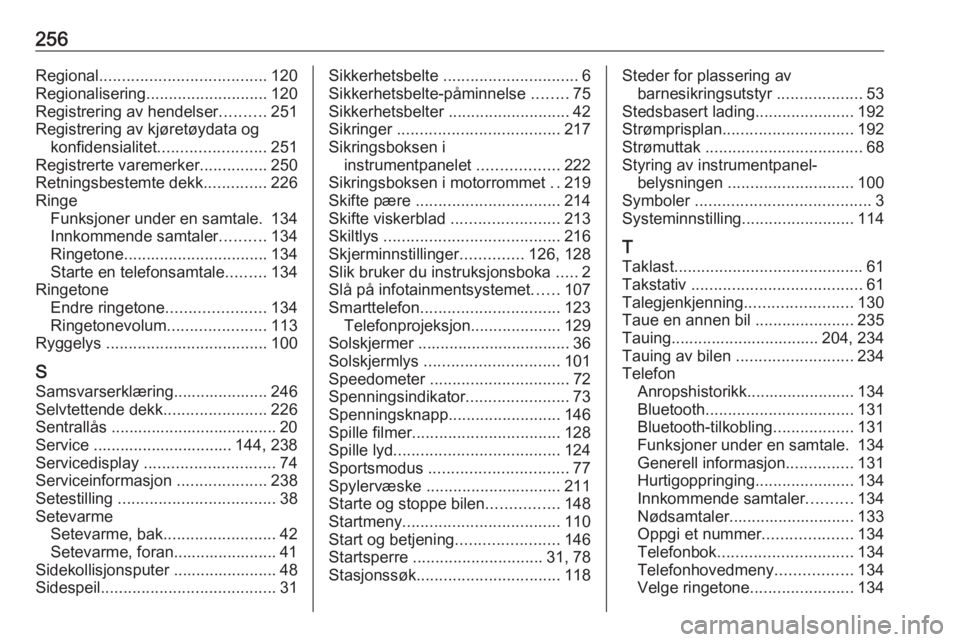 OPEL AMPERA E 2017.5 Instruksjonsbok 256Regional..................................... 120
Regionalisering ........................... 120
Registrering av hendelser ..........251
Registrering av kjøretøydata og konfidensialitet ........ OPEL AMPERA E 2017.5 Instruksjonsbok 256Regional..................................... 120
Regionalisering ........................... 120
Registrering av hendelser ..........251
Registrering av kjøretøydata og konfidensialitet ........