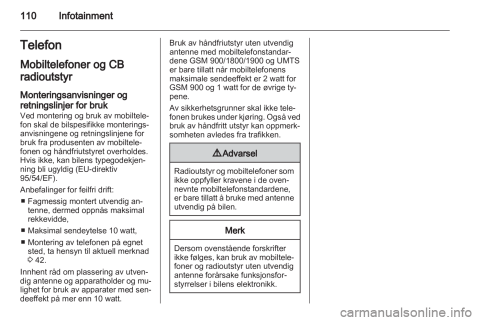 OPEL ANTARA 2011  Instruksjonsbok 